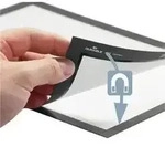 FOLIFORM Informationsrahmen A4 schwarz 10 St&uuml;ck