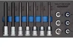 GEDORE Schraubendrehereins&auml;tze Set 1/2" in CT-Modul 2308932 No. 1500