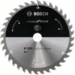 BOSCH Kreiss&auml;geblatt Standard for Wood 165x20x1,5/1mm 36 Z