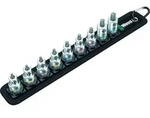 WERA Schraubendrehereinsatz 3/8" Set mit Haltefunktion T10-50