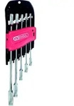 KS-TOOLS KS TOOLS Ringratschenschl&uuml;ssel GEARplus gerade CrV Set 5-teilig 8-19mm