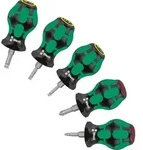 WERA Schraubendreher-Set Stubby Schlitz/PH 5-teilig