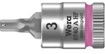 WERA Schraubendreher-Einsatz 1/4" 3x28mm i6-kant Haltefunktion