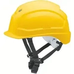 UVEX Schutzhelm pheos S-KR 9772 kurzer Schirm Drehrad gelb