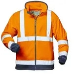 ELYSEE Warnschutz Fleecejacke Benedikt Gr. XL orange/marine