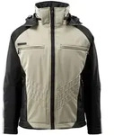 MASCOT SoftShelljacke DARMSTADT khaki/schwarz Gr. S