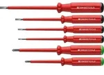 PB SWISS TOOLS Tools Schraubendreher-Set VDE 6-teilig Schlitz/PZ im Karton