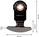 BOSCH Diamantsegments&auml;geblatt MATI68RD4 Expert Starlock
