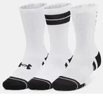 UA Performance Tech Crew Socken 3er-Pack Unisex &ndash; Style Nr. 1379515 | weiss/schwarz