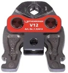 ROTHENBERGER COMPACT Presszange / Pressbacke - V / SV - Profil, Gr&ouml;&szlig;e V / SV 12