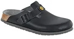 Birkenstock Damen-/Herrenpantolette "Boston" ESD schwarz, Gr&ouml;&szlig;e 41, schmal