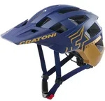 Cratoni AllSet Pro Fahrradhelm - blue-gold matt