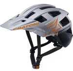 Cratoni AllSet Pro MTB Helm silver-orange matt