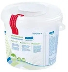 Sch&uuml;lke wipes safe+easy T&uuml;cher | Desinfektionst&uuml;cher | Spendereimer | 130 T&uuml;cher