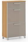 Schuhschrank, Santina &ndash; Taupe &ndash; ca. 61x108x31cm