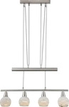 Globo H&auml;ngeleuchte, ELLIOTT - Silberfarben - ca.60x160x10cm