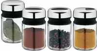 WMF Group Gew&uuml;rzstreuer-Set, Depot - Edelstahl / Schwarz - ca.6,5x23,6x14cm