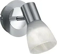 Trio Leuchten Leuchtenfabrik Strahler, Levisto - Nickelfarben - ca.19cm