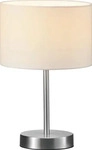 Trio Leuchten Leuchtenfabrik Tischleuchte, Hotel - Nickelfarben - ca.32cm