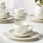 Villeroy & Boch Tischkultur Kaffee Set 18tlg., Basic White - Wei&szlig; -