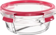 SEB Groupe Clipdose Glas, Clip & Close Glas - Rot - ca.16,7x7x16,7cm