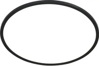 HVMM Wand- und Deckenleuchte, Slim - Schwarz - ca.3cm