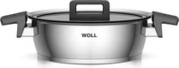 Norbert Woll WOLL Kochtopf Concept Silber Edelstahl 18/10 mit Antihaftversiegelung 24