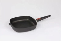 Norbert Woll WOLL Gusspfanne Titanium Nowo 28 x 28 cm Schwarz abnehmbarer Griff