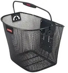 KLICKfix Vorderrad-Korb Uni schwarz, 35x25x25 cm