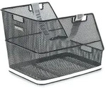 Basil Hinterrad-Schultaschenkorb Class schwarz, 38x31x27 cm