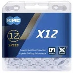 KMC Fahrrad Kette X12 EPT 12-fach silber 126 Glieder, 1/2 x 11/128""