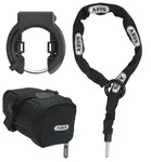 ABUS Rahmenschloss 6950M AM NR BK XPlus 77 mm schwarz + 6KS/130 + ST 5950