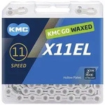 KMC Fahrrad Kette X11EL WAXED 11-fach silber 118 Glieder, 1/2 x 11/128""