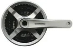 Shimano Kettenradgarnitur Tourney FCTY501 4-kant 42x34x24 Z&auml;hne silber 170 mm...