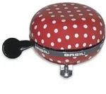 Basil Ding-Dong Glocke Polkadot 22,2 mm rot/wei&szlig;e dots