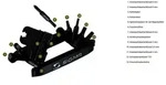 SIGMA Faltwerkzeug Pocket Tool Medium 17 Funktionen
