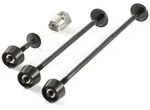 PITLOCK Schnellspannachsen Set 02 Edelstahl schwarz