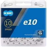 KMC E-Bike Kette e10 10-fach silber 122 Glieder, 1/2 x 11/128""