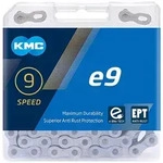 KMC E-Bike Kette e9 EPT 9-fach silber 136 Glieder, 1/2 x 11/128""