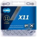 KMC Fahrrad Kette X11 EPT 11-fach silber 118 Glieder, 1/2 x 11/128""