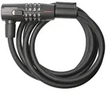 TRELOCK Zahlen-Spiralkabelschloss SK 415 Code 15 mm schwarz 180 cm