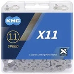 KMC Fahrrad Kette X11 11-fach grau 114 Glieder, 1/2 x 11/128""