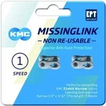 KMC Kettenverschlussglied MissingLink EPT Nabenschaltung (7,8 mm) silber 1/2...