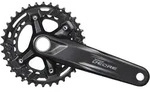 Shimano Kettenradgarnitur Deore FCM4100 2-PIECE 36x26 Z&auml;hne schwarz 175 mm EFCM...