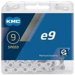 KMC E-Bike Kette e9 9-fach silber 122 Glieder, 1/2 x 11/128""