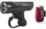 CATEYE LED Akkuleuchten Set 60 Lux GVolt 60 schwarz