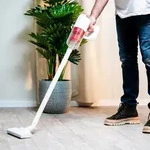 Kraftvoller 2-in-1 Akku-Staubsauger: Kabelloser Zyklon-Staubsauger & Handstaubsauger,