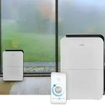 Multifunktionaler SmartLife 4in1 Luftentfeuchter, 30 l/Tag, App-Steuerung, beugt