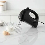 Profi Handmixer 300W Schwarz: Kraftvoller Handr&uuml;hrer, 5 Stufen & Turbo: Perfekt f&uuml;r