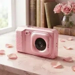 Digitalkamera 48MP & Full HD 1080p Foto-Apparat Rosa, mit 2.8" LCD Display, 16x Zoom